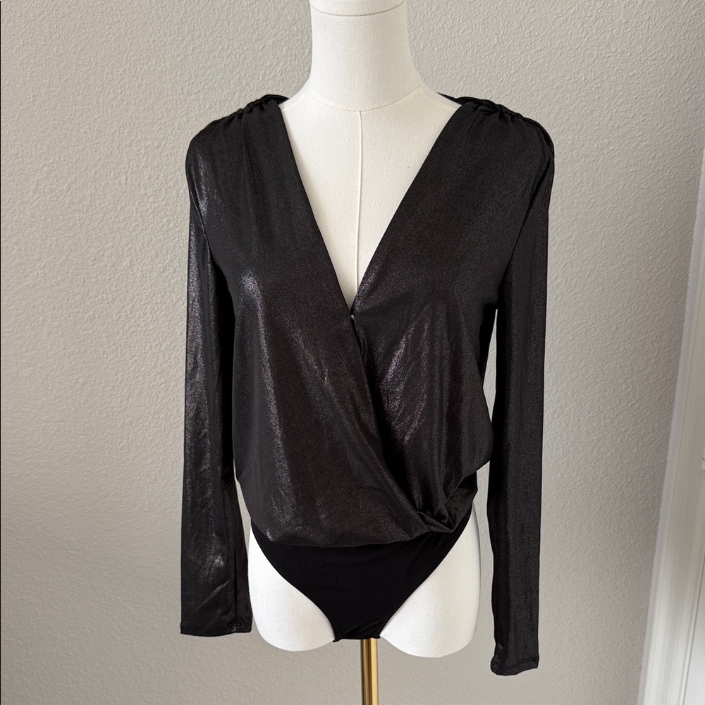 BCBGeneration Bodysuit - NEW with tags - Brown/Shimmer